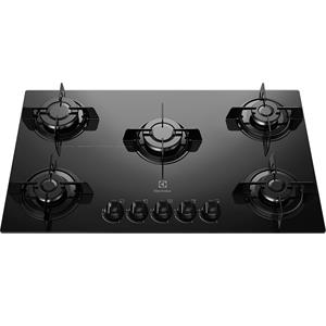 Cooktop 5 Bocas Electrolux KE5GP Mesa de Vidro com Acendimento Superautomático Preto - Bivolt