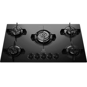 Cooktop 5 Bocas Electrolux KE5TP Tripla Chama com Acendimento Superautomático Preto - Bivolt