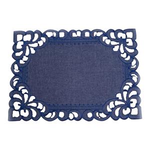 Jogo Americano F&R Richilie 100% Poliéster Avulso - Navy