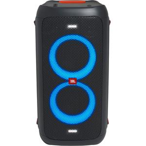 Caixa de Som JBL PartyBox 100 com LED Bluetooth USB Bateria Recarregável 160W Preta - Bivolt