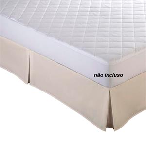 Saia para Cama Box Casal Santista Sais 150 Fios - Areia