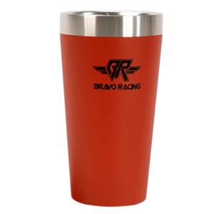 Copo Térmico Nosso Lar Bravo Racing 473ml em Aço Inox - Vermelho