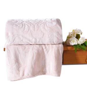 Manta Queen Hiper Têxtil Flannel Brushed 100% Poliéster - Porcelana