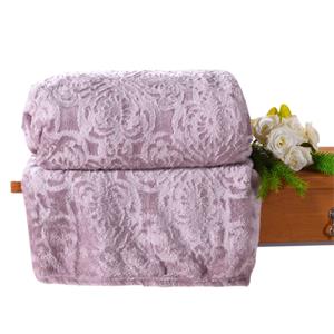 Manta Casal Hiper Têxtil Flannel Brushed 100% Poliéster - Ametista