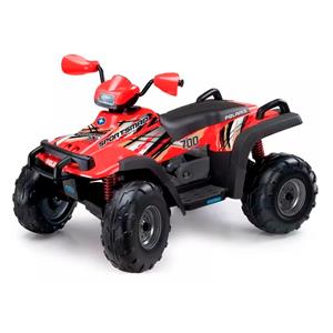 Quadriciclo Elétrico Infantil Peg-Pérego Polaris Sportsman 700 à Bateria 12V - Vermelho