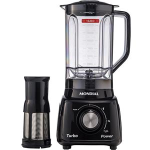 Liquidificador Mondial Turbo Power L99FB 2,2L 3 Velocidades 550W Preto - 220V