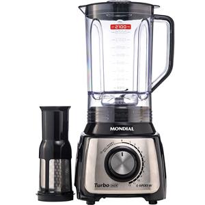 Liquidificador Mondial Turbo L1200BI 3L 12 Velocidades 1.200W Preto - 110V
