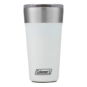 Copo Térmico Coleman 600ml em Inox com Tampa - Branco