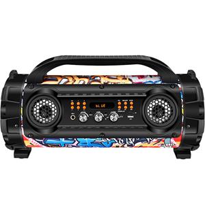 Caixa de Som Amplificada Mondial Thunder Street Bluetooth USB Bateria Recarregável 100W - Bivolt