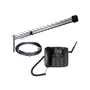 Telefone Celular Fixo Elsys EPFS14 3G com Antena Externa - Preto