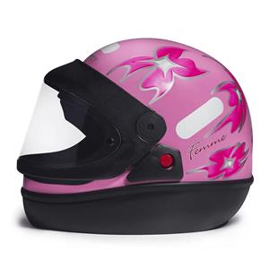 Capacete San Marino Feminino Rosa - Tam 56