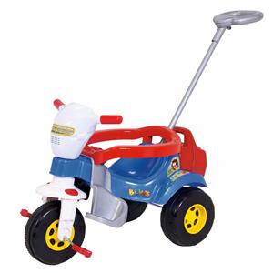 Triciclo Infantil Magic Toys Tico-Tico Bichos com Som - Azul