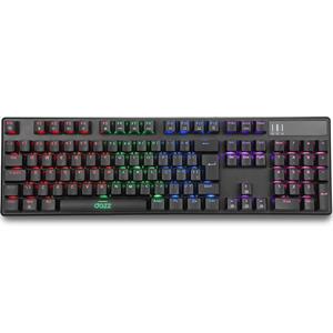 Teclado Gamer Dazz Cybertronic Mecânico Switch Content Blue - Preto