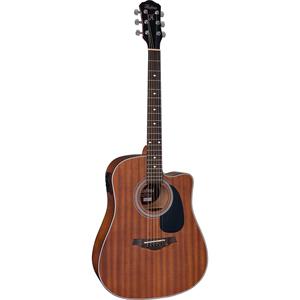 Violão Folk Hofma Eletroacústico Dreadnought HMF250 Cordas de Aço - Natural Satin