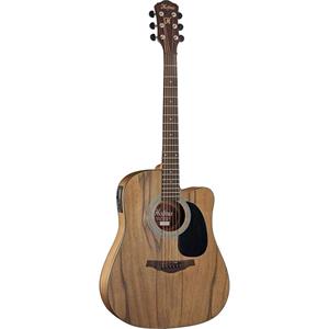 Violão Folk Hofma Eletroacústico Dreadnought HMF270 Cordas de Aço - Natural Satin