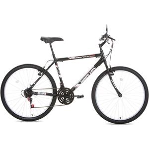 Bicicleta Aro 26 Houston Foxer Hammer 21 Marchas com Freio V-Brake - Preta