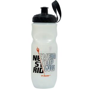 Garrafa Caramanhola TSW Fast Never Stop Riding 650ml - Incolor/Preto