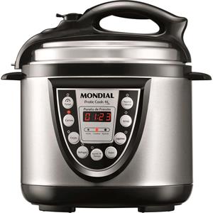 Panela de Pressão Elétrica Mondial PE09 Pratic Cook Premium 4L - 110V