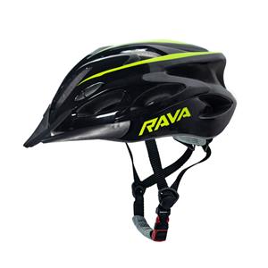 Capacete para Ciclista Rava MTB Space New Preto/Amarelo - M