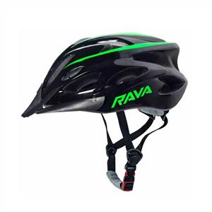 Capacete para Ciclista Rava MTB Space New Preto/Verde - M