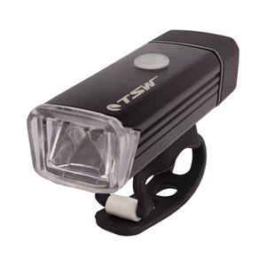 Farol para Bike TSW 180 Lumens Recarregável USB - Preto