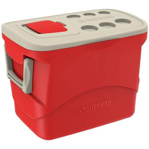 Caixa Térmica Soprano Tropical 50L - Vermelha