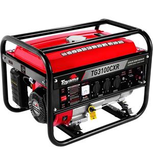 Gerador de Energia a Gasolina Toyama TG3100CXR 3.600rpm 3.1 kVA - Bivolt