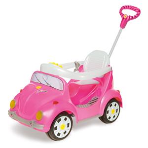 Carro Infantil Calesita Fouks com Som - Rosa