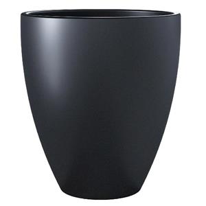 Vaso Japi Frankfurt Cerâmico Chumbo - 16x14cm