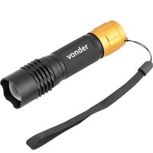 Lanterna Recarregável Vonder LLV2500 Superled Cree - Preta/Amarela