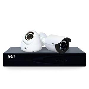 Kit Câmera VTV Bullet Full HD 4CH com 2 Câmeras