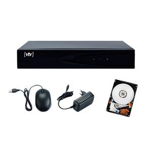Gravador de Segurança VTV DVR 4 Canais Full HD 500GB
