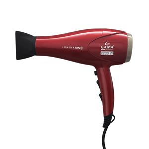 Secador de Cabelo Gama Italy Lumina Ion 2.200W Vermelho - 220V