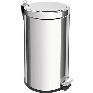 Lixeira Tramontina Brasil em Aço Inox com Pedal 20L