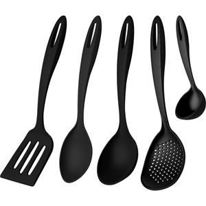 Jogo de Utensílios Tramontina Ability em Nylon 05 Peças - Preto