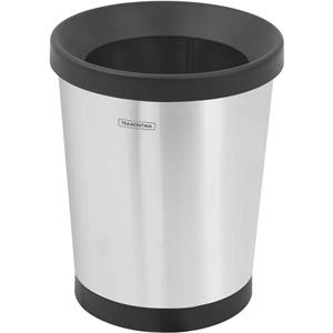 Lixeira Tramontina Konika em Aço Inox 12L