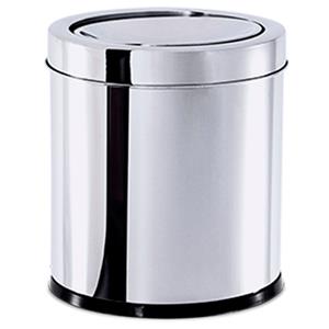 Lixeira Brinox Decorline em Aço Inox com Tampa Basculante 5,4L