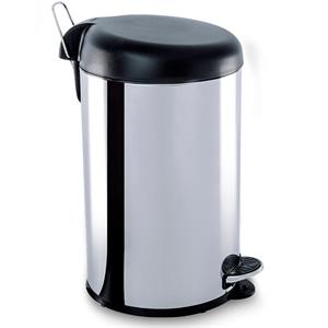 Lixeira Brinox Decorline em Aço Inox com Pedal 12L Preta