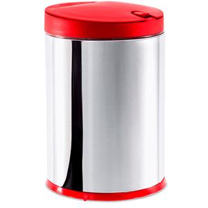 Lixeira Brinox  Press em Aço Inox 4L