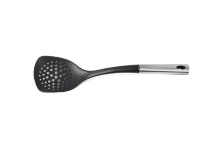 Espumadeira Brinox Make em Nylon com Serrilha - Preto