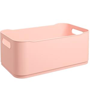 Cesta Organizadora Brinox Fit Grande em Polipropileno - Rosa Blush