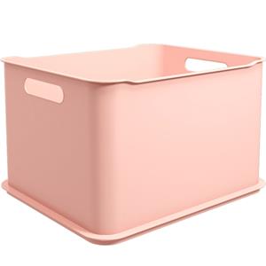 Cesta Organizadora Brinox Fit Ultra em Polipropileno - Rosa Blush