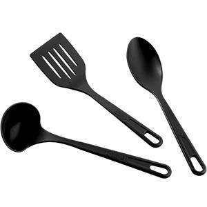 Jogo de Utensílios Brinox em Nylon 3 Peças - Preto