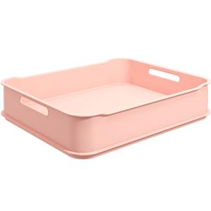 Cesta Organizadora Brinox Fit Maxi em Polipropileno - Rosa Blush