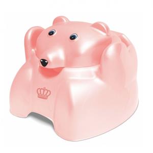 Penico Infantil Adoleta Urso Majestic sem Caixa - Rosa Real
