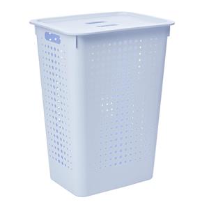 Cesto de Roupas Martiplast em Polipropileno com Tampa 47L - Branco