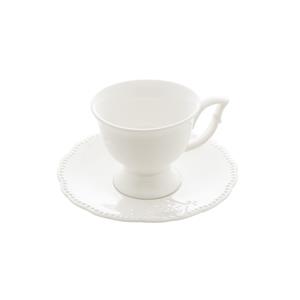 Xícara para Café Rojemac Lyor Queen em Porcelana com Pires 100ml