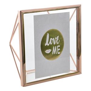 Porta-Retrato Bela Flor Decor Rose Gold - 15x15cm