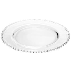 Sousplat Rojemac Wolff Pearl em Cristal Avulso - 28cm