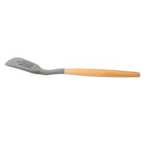 Espátula Vazada Mor Gray Collection em Silicone - Cinza